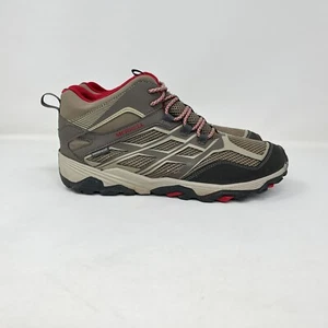 Merrell Moab 5 Brown Taupe Waterproof Mid Top Hiking Trail Boot Women's Size 7 M - Picture 1 of 11