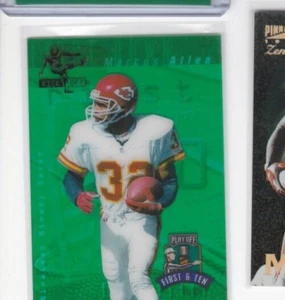MARCUS ALLEN 1997 PLAYOFF 1ST & 10-KICK OFF PARALLEL-GET THIS HOF'ERS CARD NOW!! - Picture 1 of 20