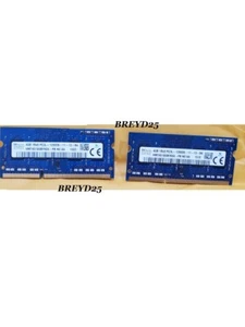 SK hynix 2x4GB 1Rx8 PC3L-12800S LAPTOP MEMORY HMT451S6BFR8A - Picture 1 of 3