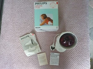Philips Infraphil HP 3612 Infrared Heat Lamp, Health Retro, Box and Instructions - Picture 1 of 5