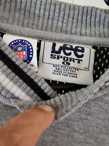 Oakland Raiders Crewneck Vintage Sweatshirt Lee Sport Pullover NFL Sz L