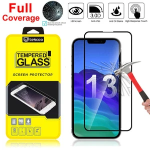 Für iPhone 13 Pro Max / 13 Pro / 13 Mini Full Cover Hartglas Displayschutzfolie - Bild 1 von 9