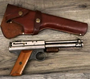Vintage Benjamin Franklin .177 Cal Model 150 Air Pistol w/ Holster *NEEDS WORK* - Picture 1 of 12