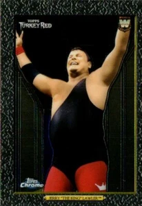 2007 Topps Heritage II cromado WWE Lucha libre Turquía Rojo #97 Jerry The King Lawler - Imagen 1 de 2