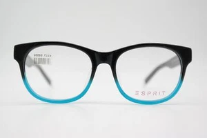 Brille ESPRIT ET17480 Schwarz Blau Oval Brillengestell eyeglasses Neu - Picture 1 of 6