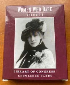 Women Who Dare Knowledge Cards Volumen 1 Nuevo En Caja 48 Tarjetas Prensa Granada - Imagen 1 de 8