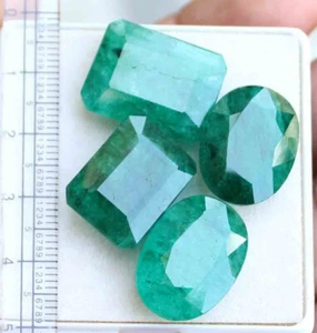 63,90 ct natürlicher brasilianischer grüner Smaragd im Achteckschliff lose Edelstein - Bild 1 von 5