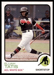 2022 Heritage Minor League #165 Elijah Tatis NM-MT