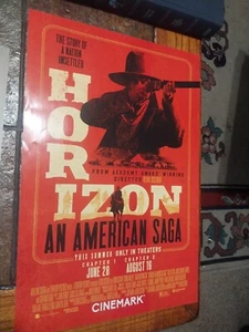 HORIZON AN AMERICAN SAGA 2014 11 3/4" X 17" Original 2 MOVIE POSTERS - Picture 1 of 15