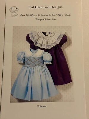 Smocking Plate #27 BARBARA by Pat Garretson - Image 1 of 2