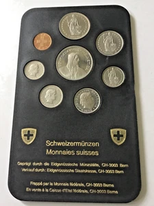 1980 SVIZZERA UFFICIALE ZECCA BU SET (8) RAPPEN, FRANC SWISS MINT - Foto 1 di 7