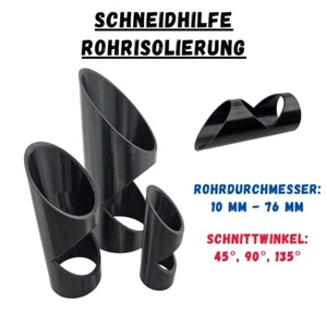 Schneidhilfe für Rohrisolierungen – Alle gängigen Außendurchmesser verfügbar - Picture 1 of 7