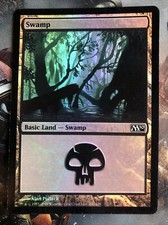 1x Foil Swamp (241) Magic 2010 M10 LP MTG Magic the Gathering x1 MKE