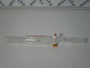 Conti 125 ml grado Imbuto Addizione Equalizzazione Pressione 24/40, 2mm ptfe Rubinetto di Arresto - Foto 1 di 12