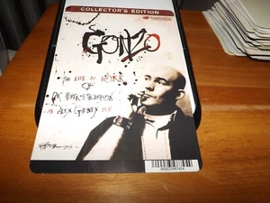 GONZO DISPLAY BACKER CARD (not a dvd) 5.5" X 8" NO MOVIE - Picture 1 of 1