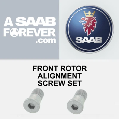SAAB Genuine Front Brake Disc Alignment Screw SET 9-3 900 9-5 OEM 90278945 - Image 1 of 2
