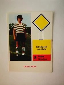 Paulo Futre 1983-84 Socromo O Golo Rookie #8 Sinais de Transito Sporting CP - Picture 1 of 7