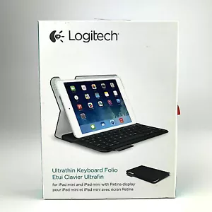 Logitech Ultradünnes Keyboard Folio für iPad Mini und iPad Mini mit Retina Schwarz. - Bild 1 von 4