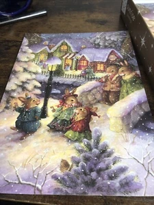 Susan Wheeler (holly pond hill) Christmas Cards 6 Cards &gold Foil Lined Env. - Picture 1 of 10