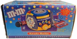 Vintage M&M's Officially Licensed Karaoke Machine with 12 Song Cassette Tape - Bild 1 von 9