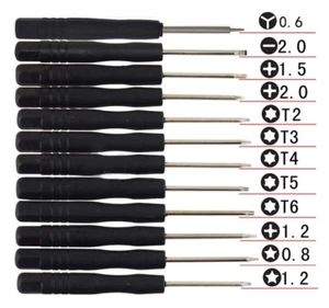 12 piezas/juego de mini destornilladores para herramienta de reparación de disco duro Apple iPhone - Imagen 1 de 4
