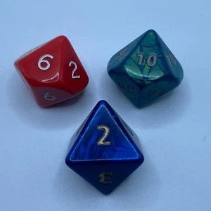 Dadi singoli - Dadi Jumbo Pearl (vari D4, D6, D8, D10, D%, D12, D20) - DnD - Foto 1 di 7