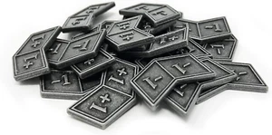 Citadel Black MTG Buff Counters +1/+1 und -1/-1 Set 20 Metall Token - mit Ve - Bild 1 von 12