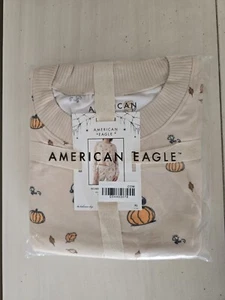 American Eagle AE Peanuts Fall 2024 Pumpkin Plush PJ Set Size XL - Picture 1 of 9