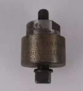 Perforadora de chasis redonda Greenlee 1-1/8" Rockford IL EE. UU. - Imagen 1 de 5