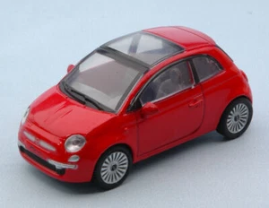 MODELLINO AUTO STATICO NEW RAY FIAT NUOVA 500 2007 ROSSO MODELLISMO SCALA 1:43 - Foto 1 di 5