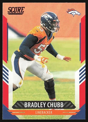 2021 Score #222 Bradley Chubb Red - Image 1 of 2