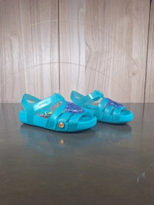 Junior 2 - Sandalias Crocs Isabella Sirenita Ariel Disney Latigo Bay Jelly  Foto 1 de 4