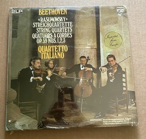 SEALED Beethoven Quartetto Italiano Rasumowsky String Quartets 2LP Philips MINT - Picture 1 of 11