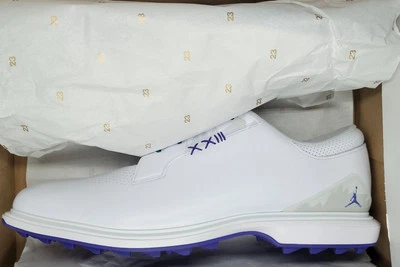  Air Jordan Men's ADG 5 Golf White Grape Ice "Fresh Prince" FQ6642-100 Sz 14 NIB - Image 1 of 4
