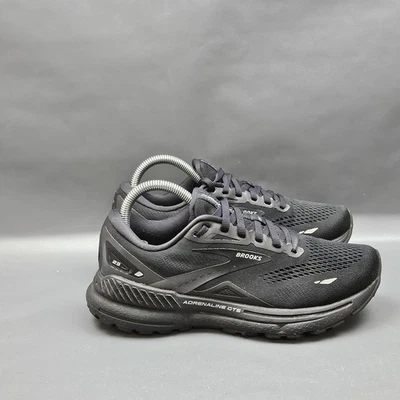 Brooks Adrenaline GTS 23 Zapatos para Mujer Talla 7.5 Negros Tenis para Correr Correr Foto 1 de 4
