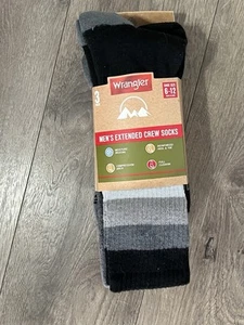 Wrangler 3 Paar erweiterte Crew-Socken Größe 6-12 neu - Bild 1 von 4