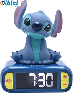 , Disney Stitch, Sveglia Notturna, Suoni E Melodie, Schermo LCD Retroilluminato, - Foto 1 di 13