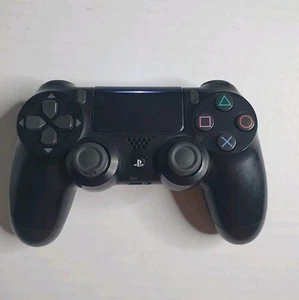 Sony DualSchock 4 Controller - PlayStation 4 PS4 Jet Black Tested - Picture 1 of 9