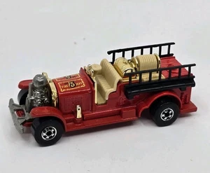Hot Wheels VTG 1980 Old Number 5 Fire Engine Truck Dept. Heavy Casting Malaysia - Picture 1 of 10
