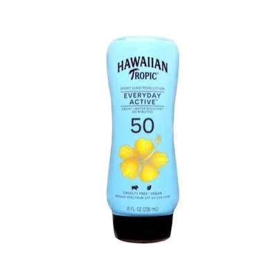 Loción deportiva Hawaiian Tropic Everyday Active Island, SPF50, 8 oz - envío gratuito Foto 1 de 4