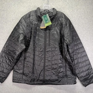 Giacca LL Bean uomo 3XL nero Primaloft Packaway puffer escursionismo inverno outdoor - Foto 1 di 6
