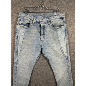 Jeans Levi's 512 slim taper fit uomo W36 L32 denim lavaggio chiaro - Foto 1 di 9