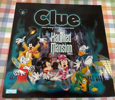 Clue Disney Haunted Mansion Edition Board Game Parker Bros 2004 COMPLETE  - Image 1 of 4
