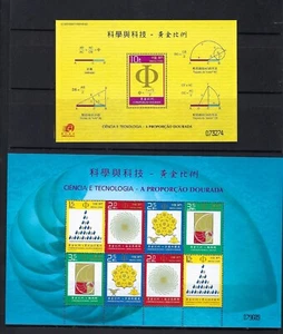 China Macau 2007 Mini S/S Science Technology Golden Ratio stamps - Picture 1 of 1