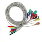5 sztuk / worek EKG / ECG 10-przewodowy kabel zatrzaskowy do Medrad Veris, Mindray, Nihon Kohden