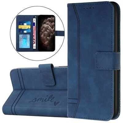 Case for Xiaomi Redmi Note 10 9 Pro Luxury Leather Flip Wallet Stand Phone Cover - Image 1 of 4