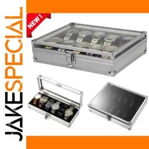 Useful Aluminium Watch Storage Box WT0192 with 12 Slots - Photo 1/10