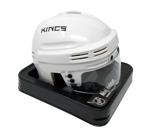 LOS ANGELES KINGS NHL LICENSED WHITE MINI HELMET Cover