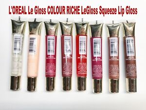 L'OREAL Colour Riche LeGloss Lip Gloss 157 Red Ravishing Brilliant Levres 0.4