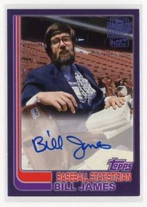 Autografo Bill James 2018 Topps Archives Viola Padre della Sabermetria *LEGGI - Foto 1 di 11